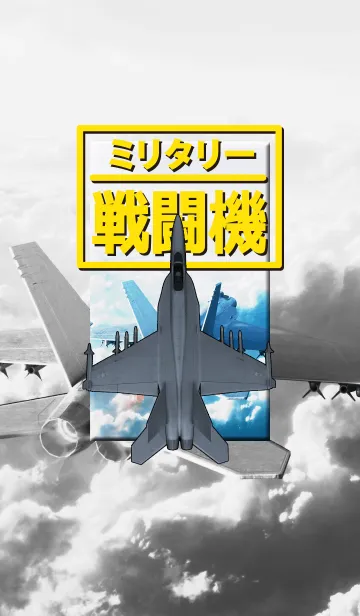 [LINE着せ替え] ミリタリー 戦闘機 bの画像1