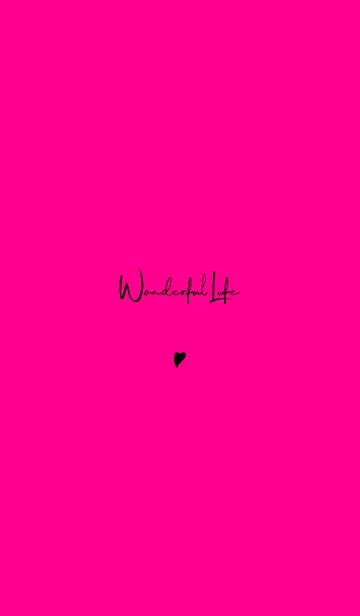 [LINE着せ替え] Simple Handwriting style Theme Pink.の画像1