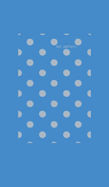 [LINE着せ替え] 水玉 ブルーの画像1