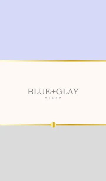 [LINE着せ替え] - BLUE+GRAY -の画像1