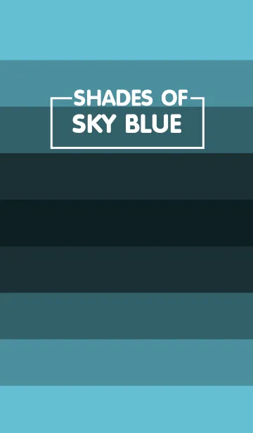 [LINE着せ替え] Shades Of Sky Blue theme(dark)(jp)の画像1