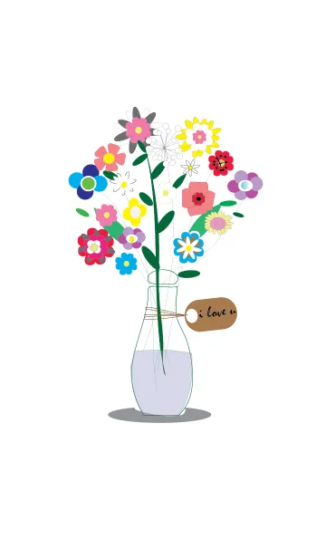 [LINE着せ替え] Beautiful flowers flowers 1の画像1