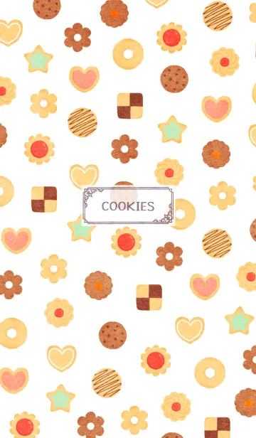 [LINE着せ替え] Cute cookiesの画像1