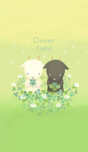 [LINE着せ替え] Clover fieldの画像1