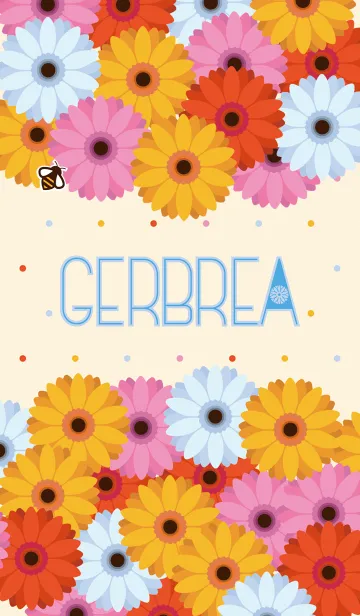 [LINE着せ替え] 春の花・ガーベラの画像1