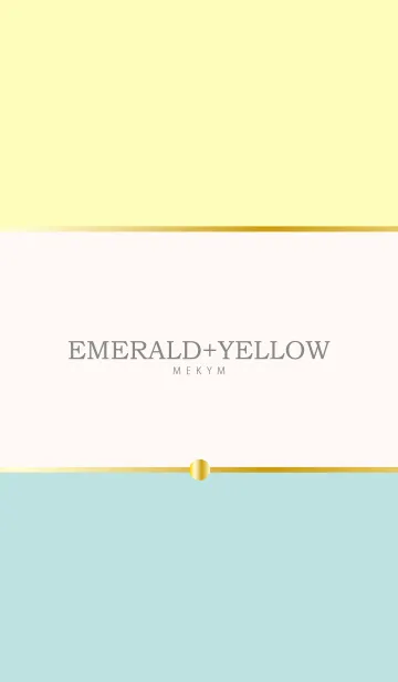 [LINE着せ替え] - EMERALD+YELLOW -の画像1