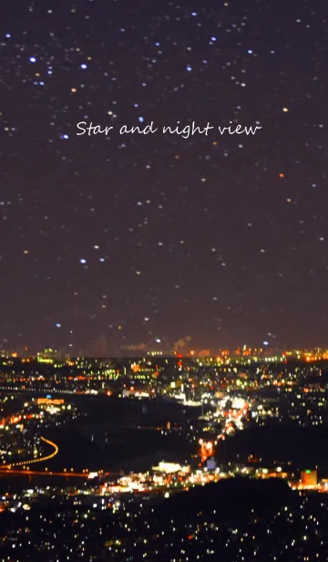 [LINE着せ替え] Star and night viewの画像1
