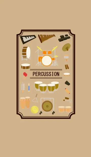 [LINE着せ替え] パーカッションの画像1