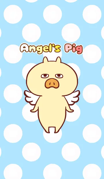 [LINE着せ替え] Angel's Pig 日本版の画像1