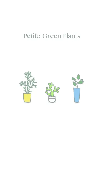 [LINE着せ替え] Petite Green Plantsの画像1