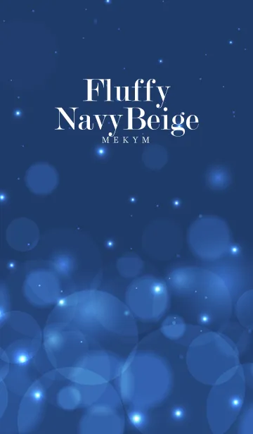 [LINE着せ替え] Fluffy Navy Beige.の画像1