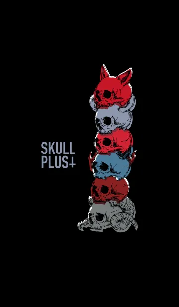 [LINE着せ替え] SKULL PKUS+の画像1