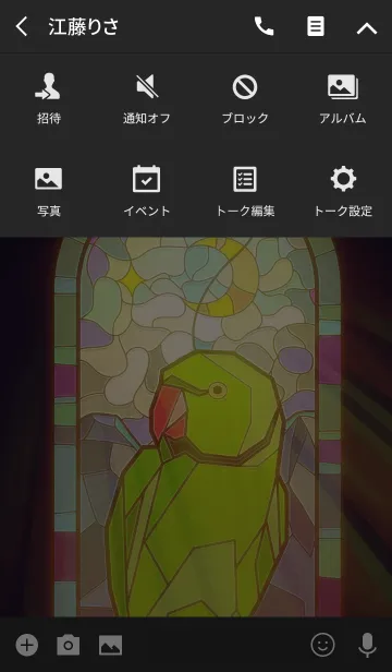 [LINE着せ替え] 荘厳インコ（ワカケホンセイ）の画像4