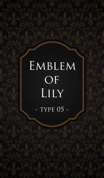 [LINE着せ替え] Emblem of Lily type 05の画像1