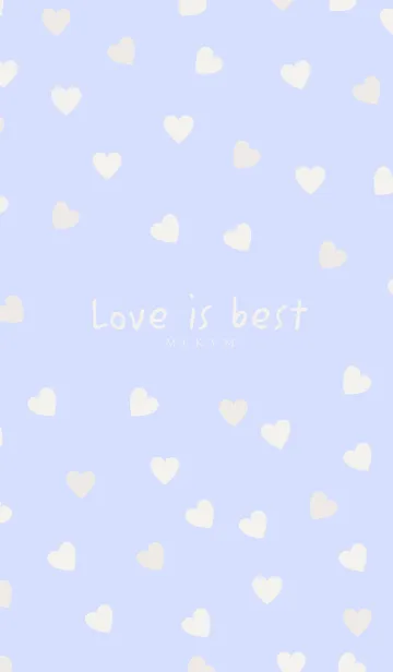 [LINE着せ替え] Love is best -NATURAL BLUE-の画像1