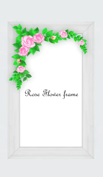 [LINE着せ替え] Rose Flower frameの画像1