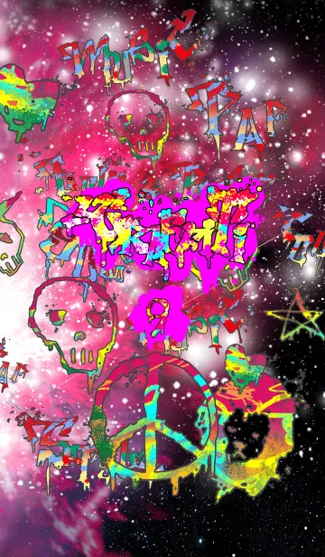 [LINE着せ替え] グラフィティ9の画像1