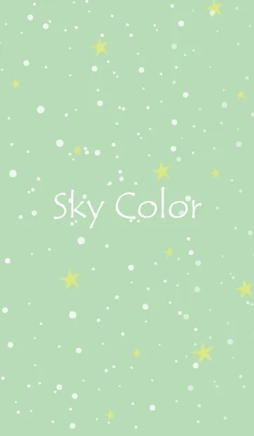 [LINE着せ替え] Sky Color -GREEN-の画像1