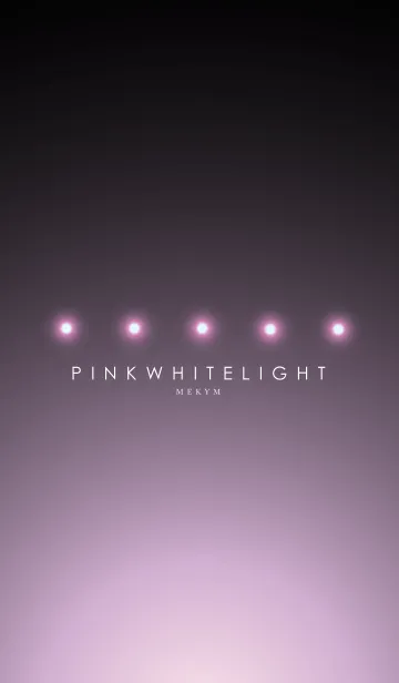[LINE着せ替え] PINK WHITE LIGHT -MEKYM-の画像1