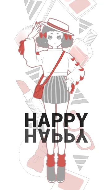 [LINE着せ替え] ハッピーアンハッピー2の画像1