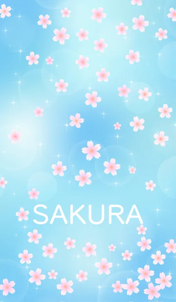 [LINE着せ替え] Sakura theme type 5の画像1