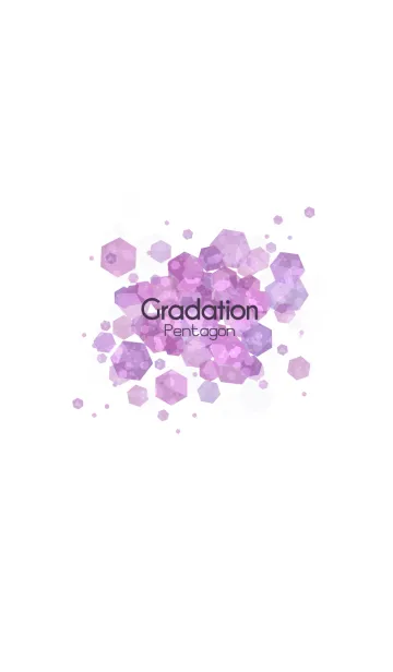 [LINE着せ替え] Gradation pentagonの画像1