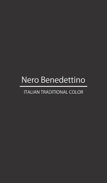 [LINE着せ替え] Nero Benedettinoの画像1