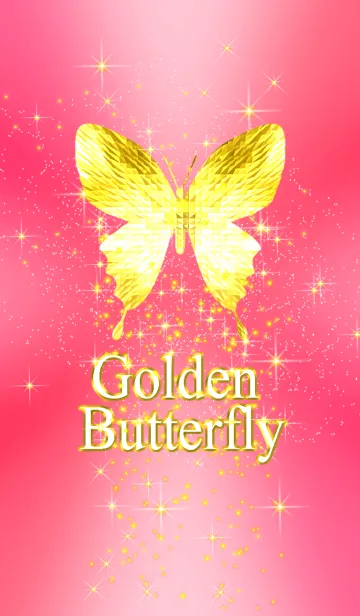 [LINE着せ替え] キラキラ♪黄金の蝶#26の画像1