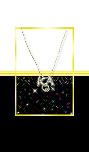 [LINE着せ替え] イニシャル K＆Aの画像1