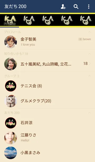 [LINE着せ替え] イニシャル K＆Aの画像2