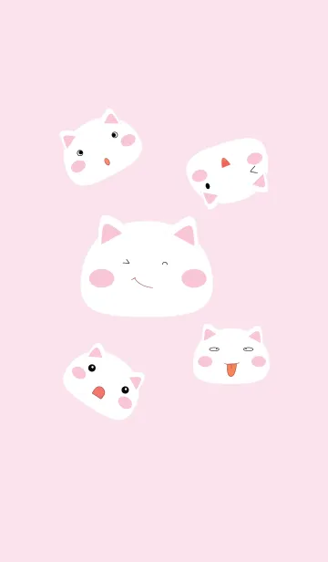 [LINE着せ替え] Cute cat theme v.1 (JP)の画像1