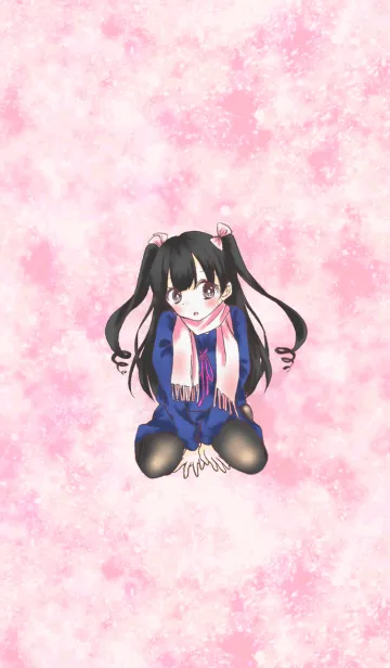 [LINE着せ替え] ハーフツインテールの画像1