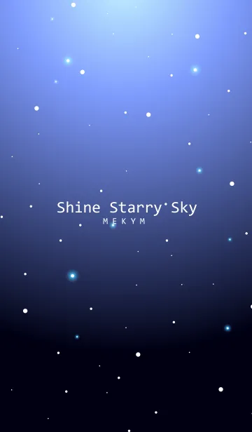 [LINE着せ替え] Shine Starry Sky Ⅲの画像1