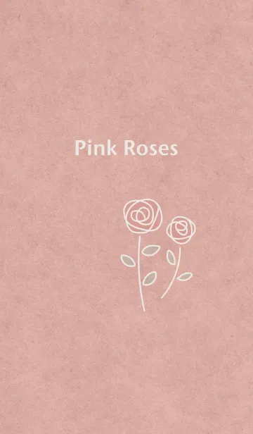 [LINE着せ替え] ピンクのバラの花2の画像1