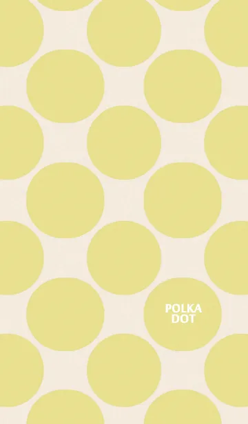 [LINE着せ替え] Polka Dot[Kraft Yellow]の画像1
