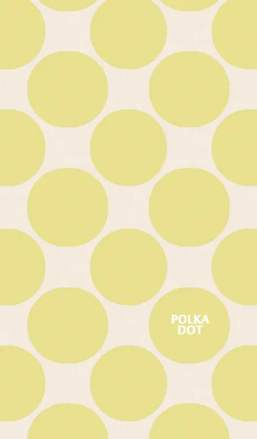 Polka Dot[Kraft Yellow]の着せ替えメイン画像