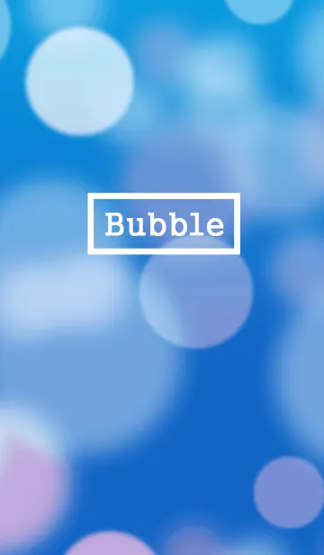 [LINE着せ替え] バブル スタイルの画像1