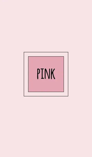 [LINE着せ替え] ピンク4 (バイカラー) / ラインスクエアの画像1