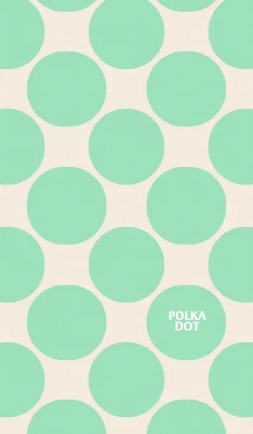 Polka Dot[Kraft Green]の着せ替えメイン画像