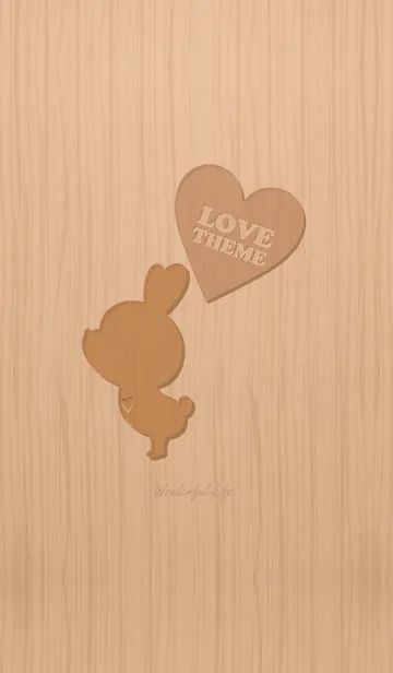 [LINE着せ替え] WOOD LOVE THEME BOY.の画像1