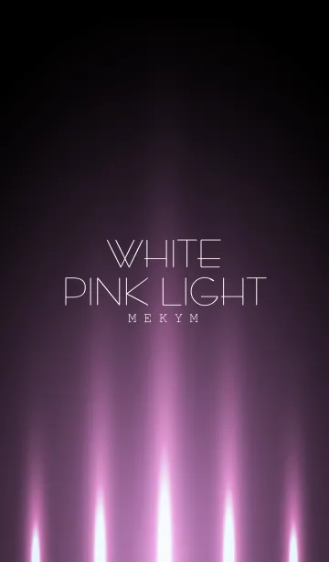 [LINE着せ替え] WHITE PINK LIGHT.の画像1