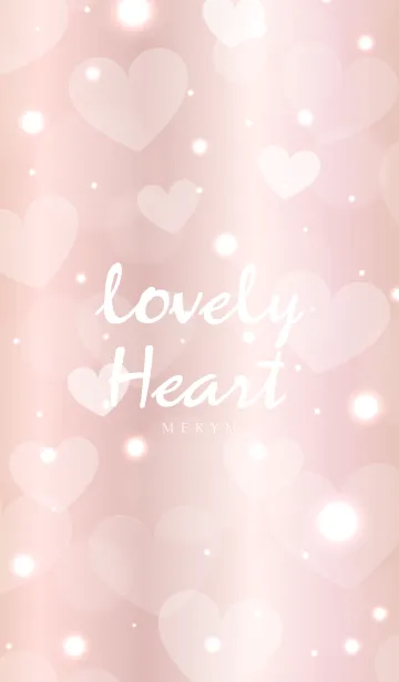 [LINE着せ替え] lovely Heart -PINK GOLD-の画像1