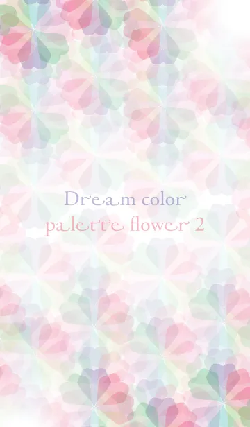 [LINE着せ替え] Dream color palette flower 2の画像1
