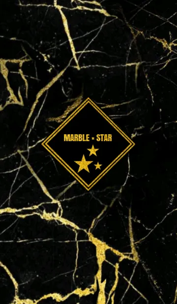 [LINE着せ替え] GOLDEN MARBLE × STARの画像1