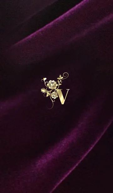 [LINE着せ替え] Velvet ～Luxury Violet～ Rose Ver.の画像1