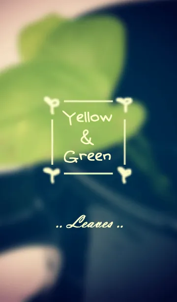 Yellow ＆ Green ＆ Leaves (Japan)の着せ替えメイン画像