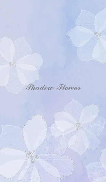 [LINE着せ替え] Shadow Flower lavenderの画像1
