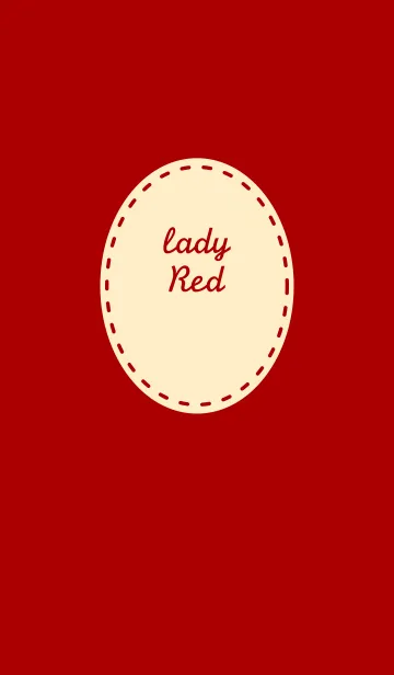 [LINE着せ替え] lady Red.の画像1