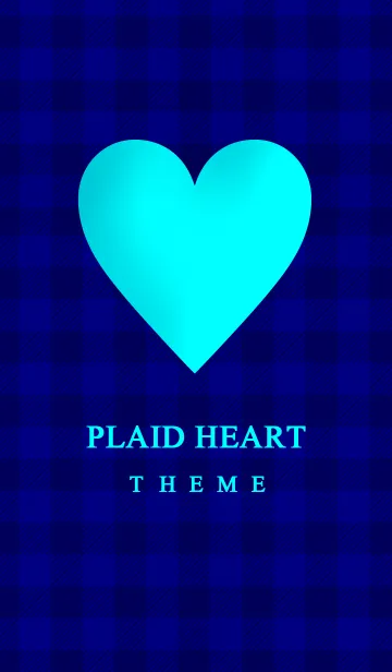 [LINE着せ替え] チェック ハート スタイル 6の画像1