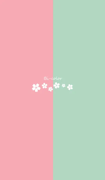 [LINE着せ替え] バイカラー -Spring-の画像1